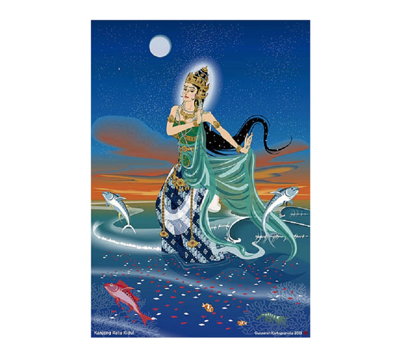  Gus Dur berkata jika gempa bumi di Yogyakarta karena Nyai Roro Kidul marah.