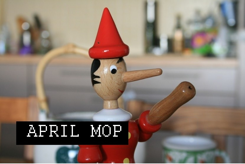 Berbohong di hari April Mop.