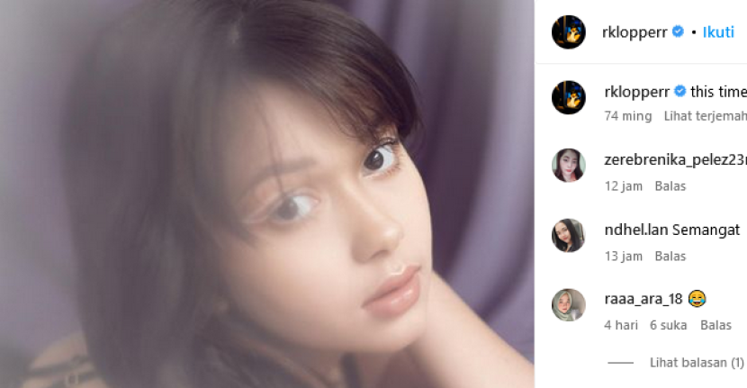 Rebecca Klopper. Selebgram Rebecca Klopper menjadi pembicaraan di dunia maya setelah kemunculan video syur yang diduga mirip dengannya. Foto: Tangkapan layar.