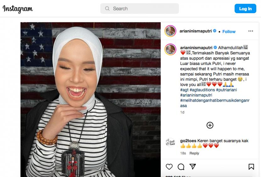 Putri Ariani menceritakan bagaimana kenapa mengalami kebutaan total.